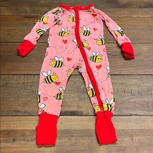 Little Sleepies Bee Mine Bamboo Zippy